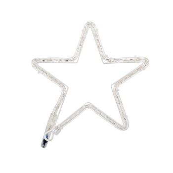 Фигура световая Звездочка LED цвет белый, размер 30x28 см NEON-NIGHT