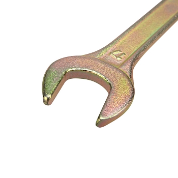 Ключ рожковый 17х19мм, желтый цинк REXANT