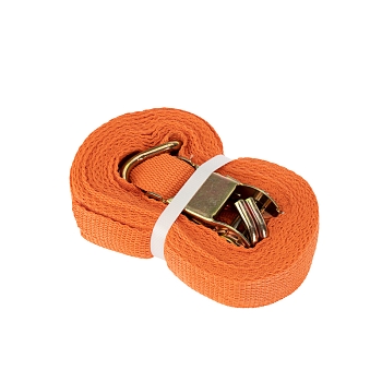 Ремень стяжной для груза, багажный, с крюками и храповым механизмом, 10х0,038м REXANT