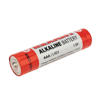 Батарейка алкалиновая AAA/LR03, 1,5В, 4 шт, блистер REXANT