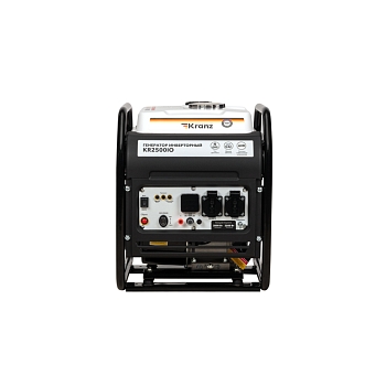 Генератор инверторный KR2500IO, 2,5кВт, 230В, 7л, открытый корпус, ручной старт KRANZ
