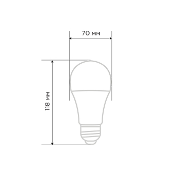 Лампа светодиодная Груша A70 20,5Вт E27 1948Лм 6500K холодный свет REXANT