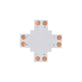 Коннектор Х-образный для светодиодной ленты SMD 10мм REXANT