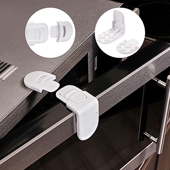 Внешний замок-блокиратор для выдвижных ящиков скругленный (1 шт/уп)  HALSA