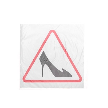 Наклейка  автомобильная "Дама за рулем" 150*150 мм REXANT