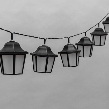 Гирлянда садовая Дэнлонг, 3000К, встроенный аккумулятор, солнечная панель, коллекция Пекин REXANT