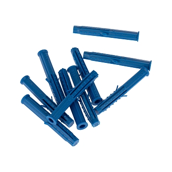 Дюбель распорный 6х50мм, синий, полипропилен, пакет (50 шт/уп) KRANZ