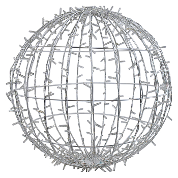 Светодиодная фигура Шар диаметр 50см 200 LED ТЕПЛЫЙ БЕЛЫЙ эффект мерцания 230В NEON-NIGHT