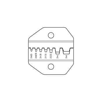Кримпер для обжима двойных штыревых наконечников 2x(0.5-6.0) мм² (HT-5-26TW) REXANT