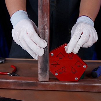 Магнитный угольник-держатель для сварки на 6 углов усилие 22,6 кг REXANT