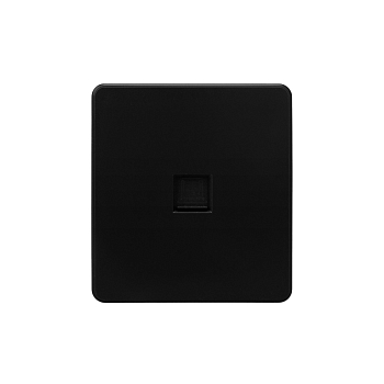 Розетка ROUND компьютерная RJ45 кат6 с/у оникс KRANZ