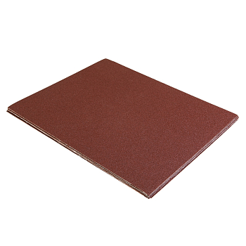 Шкурки шлифовальные в листах на тканевой основе, водостойкие 230х280мм, Р100 (10 шт/уп) KRANZ