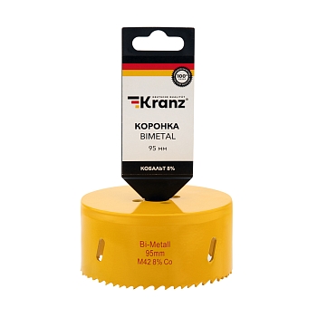 Коронка Bimetal 95мм KRANZ