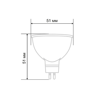 Лампа светодиодная Рефлектор 5,5Вт 467Лм GU5.3 4000K нейтральный свет REXANT