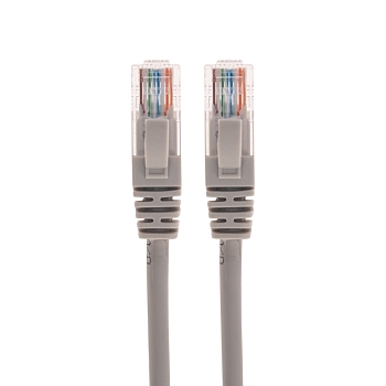 Патч-корд U/UTP, CAT 6, RJ45-RJ45, 26AWG, LSZH, серый, 0,5м REXANT