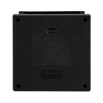 Декоративный фонарь 11х11х22,5 см, черный корпус, теплый белый цвет свечения с эффектом мерцания NEON-NIGHT