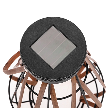 Светильник садовый Тростник, 22,5см, 3000К, встроенный аккумулятор, солнечная панель, коллекция Бали REXANT