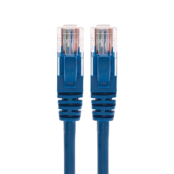 Патч-корд U/UTP, CAT 5e, RJ45-RJ45, 26AWG, LSZH, синий, 0,5м REXANT