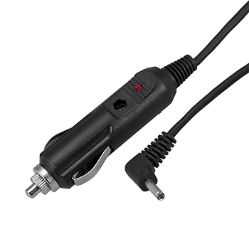 Автозарядка с индикатором (разъем 1.4х3.4) (АЗУ) шнур прямой 1.5 м REXANT