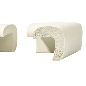 Накладки-протекторы для мебели мягкие 32,8х10х52,5 мм (4 шт/уп) HALSA