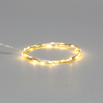 Гирлянда светодиодная Роса 5 м, 50LED, ТЕПЛЫЙ БЕЛЫЙ, IP20, USB NEON-NIGHT